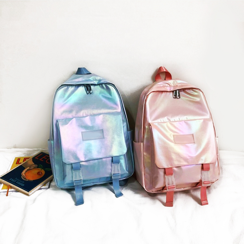 Hot sale laser bling shiny girls school backpack
