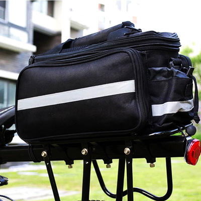 Cycling Bicycle bags Rear Seat Rack Storage Trunk Bag saddle bags bike