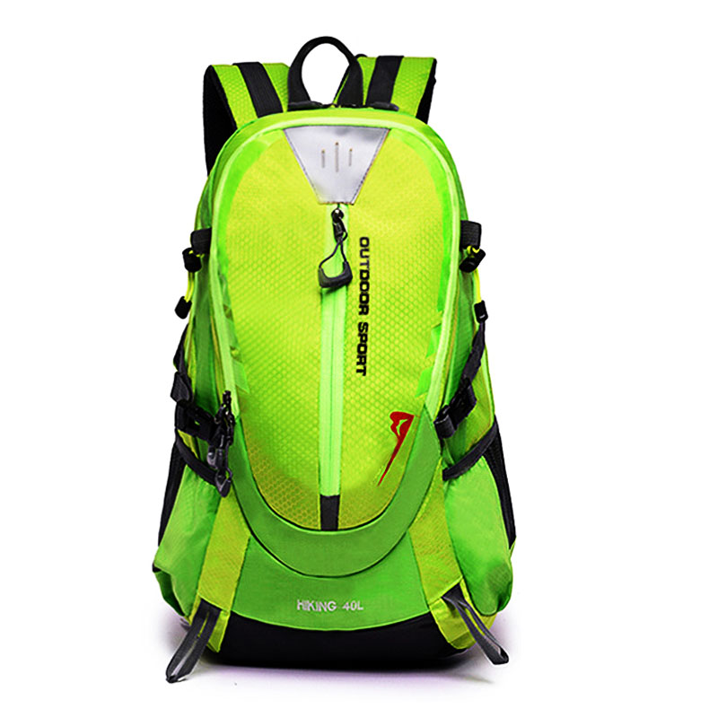 40 Liter Unisex Water resistant  Hiking Camping wholesale custom backpack