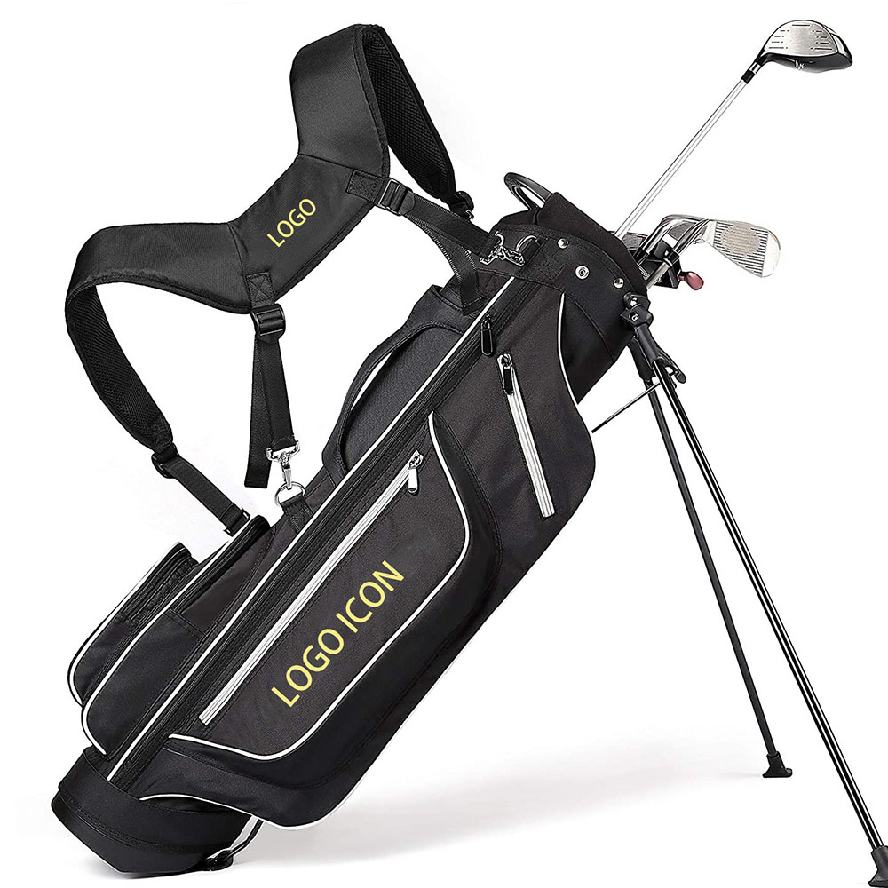 4 divider Lightweight Travel umbrella holder Golf Stand Bag Durable Pitch Golf Sunday Bag,custom golf stand bag